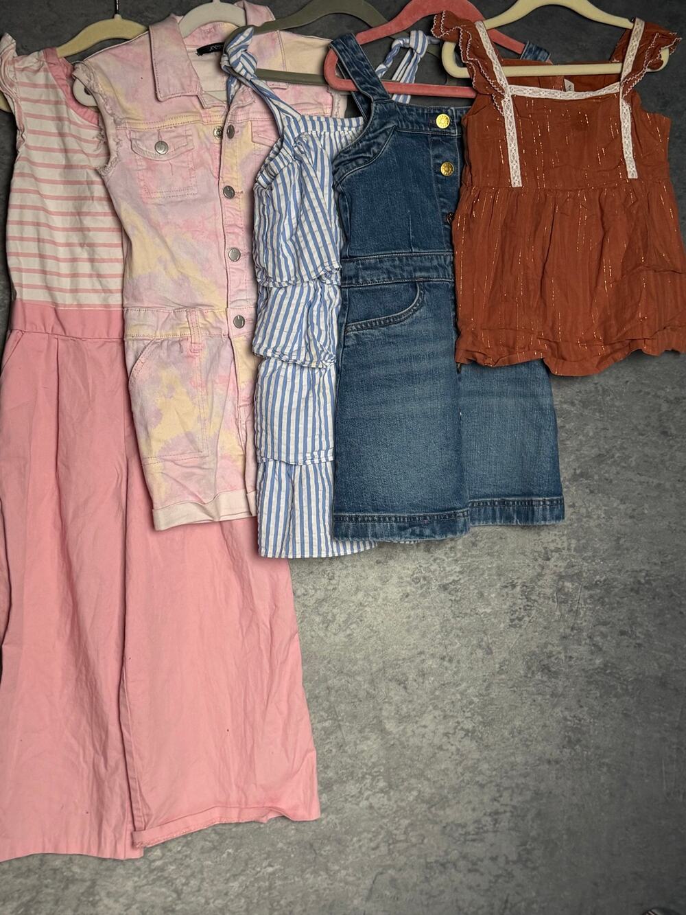 Lot of Six Pieces, Girls Summer Clothes-Size 6 EUC Janie & Jack, J. Crew, Joe's